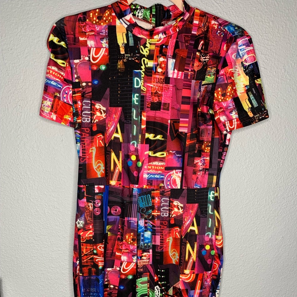 City Multi color romper